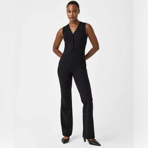 🆕 SPANX The Perfect Sleeveless Jumpsuit NWT Size L Stretch